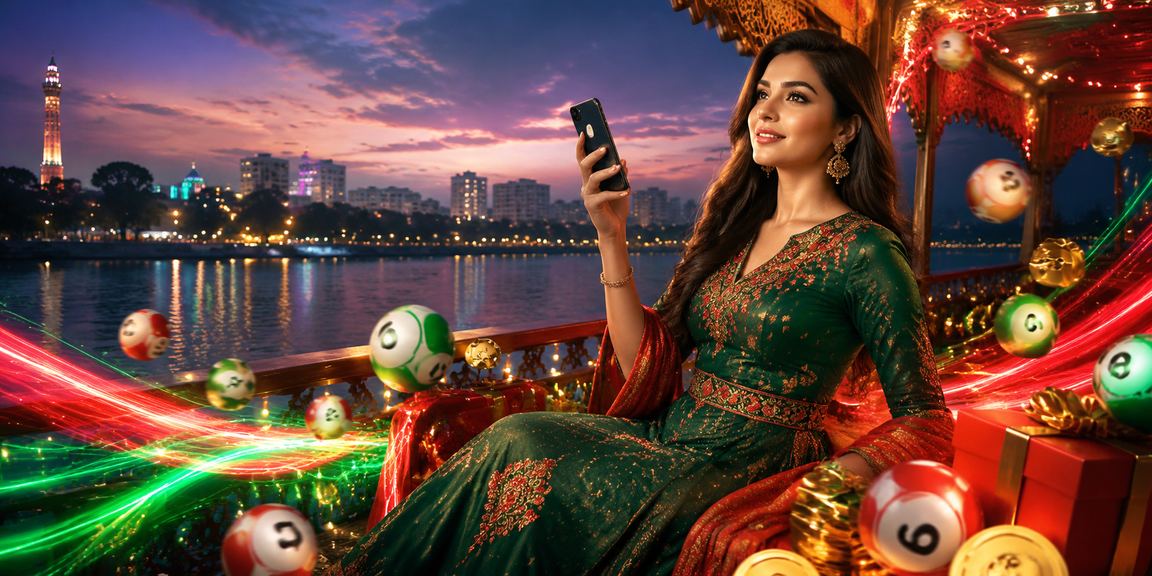 ঢাকায় লটারি গেমে rajpro247 ব্যবহার করছেন একজন খেলোয়াড়